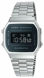 Ανδρικά Ρολόγια A168wem-1ef Μαύρο Ασημί Ø 34 Mm Casio