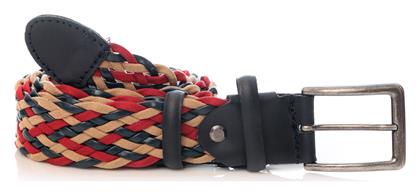 Ανδρική Δερμάτινη Ζώνη Πλεκτή Nino B371/1 Multicolour Venturi