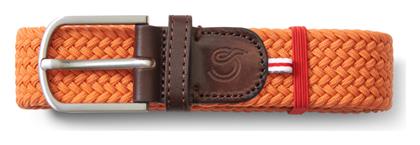 Ανδρική Ζώνη Πλεκτή Amsterdam MONO Orange B10-100440 La Boucle