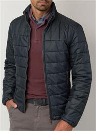 Ανδρικό Μπουφάν puffer Manetti accessories blue από το Manetti Menswear