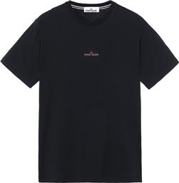 Ανδρικό Μαύρο 2NS81 Paint Stroke 2 Black T-shirt STONE ISLAND από το Hionidis