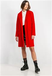 Anel Χ20 ΠΑΛΤΟ 7723 ΚΟΚΚΙΝΟ από το Anel Fashion