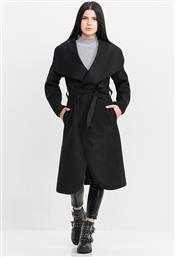 Anel Χ20 ΠΑΛΤΟ 7743 ΜΑΥΡΟ από το Anel Fashion
