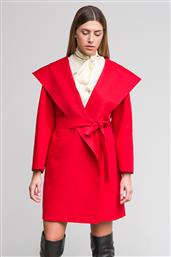 Anel Χ20 ΠΑΛΤΟ 7767 ΚΟΚΚΙΝΟ από το Anel Fashion