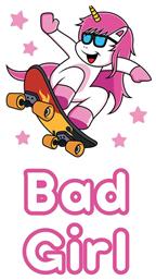 Παιδικό Διακοσμητικό Αυτοκόλλητο Τοίχου Bad Girl XS 15.5x34εκ. 8τμχ Ango