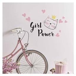 Παιδικό Διακοσμητικό Αυτοκόλλητο Τοίχου Girl Power M 50x80εκ. 12τμχ Ango