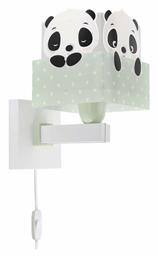 Παιδικό Φωτιστικό Πλαστικό Panda Green Ango