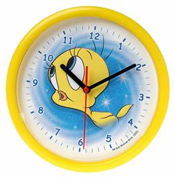 Παιδικό Ρολόι Τοίχου Tweety Πλαστικό 25εκ. Ango