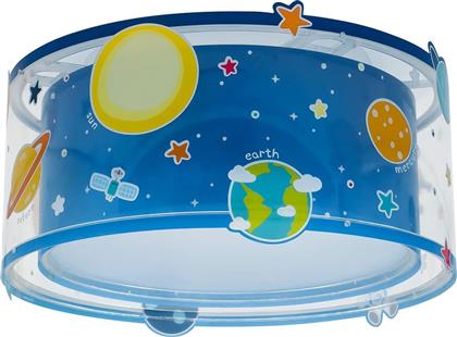 Ango Planets Μονόφωτο Παιδικό Φωτιστικό Πλαφονιέρα από Πλαστικό 23W με Υποδοχή E27 σε Μπλε Χρώμα από το 24home