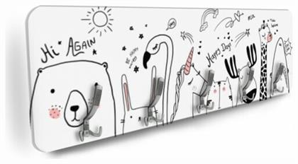 Animals, Παιδικά, Κρεμάστρες & Καλόγεροι, 45 cm x 1.38cm - Houseart