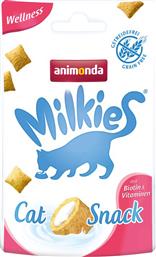 Milkies Cat Wellness Λιχουδιές Σνακ Γάτας Vitamins 30gr Animonda