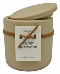 Αρωματικό Κερί Velvet Rosewood σε Βάζο 7.7x8εκ. Ankor