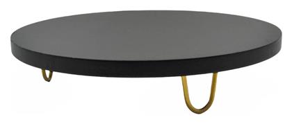 Διακοσμητικός Δίσκος Ξύλινος Στρογγυλός 35x35x6cm Ankor