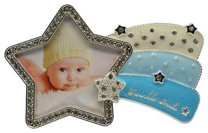 Κορνίζα Επάργυρη Twinkle Smile 9x9cm Ankor