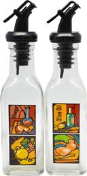 Σετ Λαδόξιδο Γυάλινο με Ροή 2τμχ 170ml Ankor