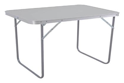 Τραπέζι Μεταλλικό για Camping Πτυσσόμενο 40x60x25cm Ασημί Ankor