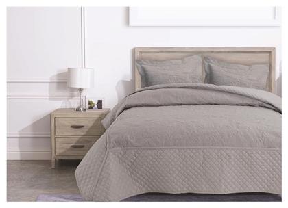 Κουβερλί Μονό Σετ 160x240 Olivia Ημίδιπλο Grey Anna Riska