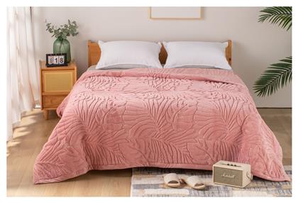 Κουβερτοπάπλωμα Υπέρδιπλο 240x260εκ. Lucia 2 Blush Pink Anna Riska