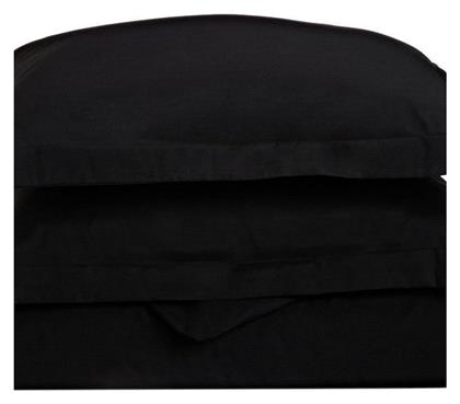 Luxury Σετ Μαξιλαροθήκες Oxford 50x70εκ. 11 Black Anna Riska