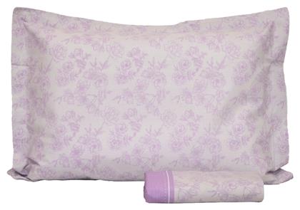 Mix & Match Βρεφική Μαξιλαροθήκη από 100% Βαμβάκι Λιλά 35x40εκ. Anna Riska