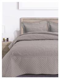 Olivia Σετ Κουβερλί Υπέρδιπλο Microfiber Grey 220x240cm Anna Riska