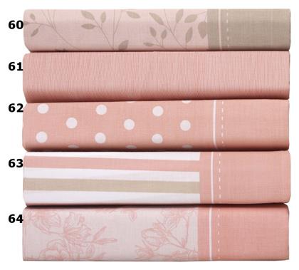 Σεντόνι King Size 280x270 Mix & Match Solid Pink 61 Anna Riska