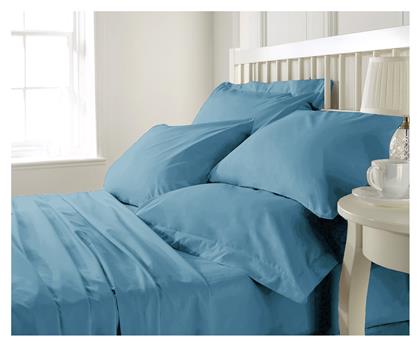 Σετ Υπέρδιπλο 4τμχ 160x200+30εκ. με Λάστιχο Prestige 5 Lake Blue Anna Riska
