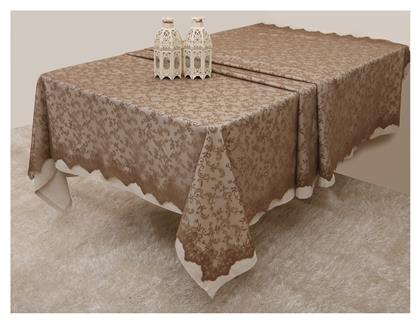 Τραπεζομάντηλο με Δαντέλα 2330 Beige 150x240εκ. Anna Riska