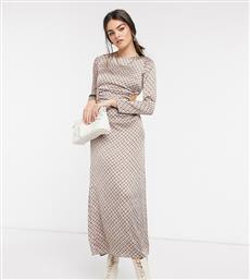 Annorlunda maxi dress with cutouts in coloured houndstooth-Multi από το Asos
