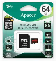 R85 microSDXC 64GB Class 10 U1 UHS-I Apacer