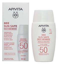 Bee Sun Safe Daily Age Repair SPF50 Αντηλιακό 50ml Apivita