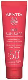 Bee Sun Safe Hydra Sensitive SPF50 Αντηλιακή Κρέμα 50ml Apivita
