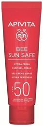 Bee Sun Safe Hydra SPF50 Αντηλιακό Gel Apivita