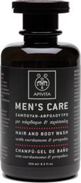 Apivita Men's Care Hair & Body Wash with Cardamom & Propolis 250ml από το Attica The Department Store