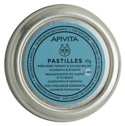 Pastilles Καραμέλες Ευκάλυπτος & Πρόπολη 45gr Apivita