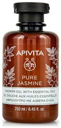 Pure Jasmine Αφρόλουτρο σε Gel με Aιθέρια Έλαια Γιασεμί 250ml Apivita