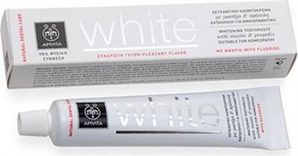Apivita White Οδοντόκρεμα για Λεύκανση με Μαστίχα & Πρόπολη 75ml από το Pharm24