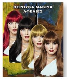 Αποκριάτικη Περούκα Ίσια Μελαχρινή - Carnavalista