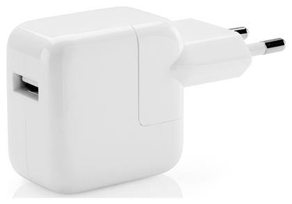 Φορτιστής Χωρίς Καλώδιο με Θύρα USB-A 12W Λευκός (USB Power Adapter) Apple