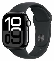Watch Series 10 42mm Jet Black με Black Sport Band (S/M) Apple