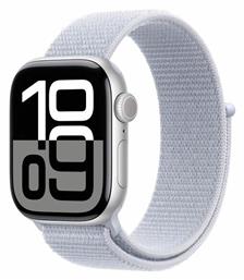 Watch Series 10 42mm Silver με Blue Cloud Sport Loop Apple