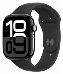 Watch Series 10 46mm Jet Black με Black Sport Band (M/L) Apple