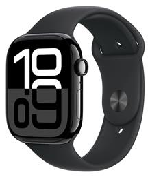 Watch Series 10 46mm Jet Black με Black Sport Band (S/M) Apple