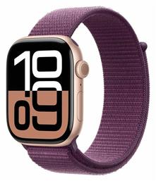 Watch Series 10 46mm Rose Gold με Plum Sport Loop Apple
