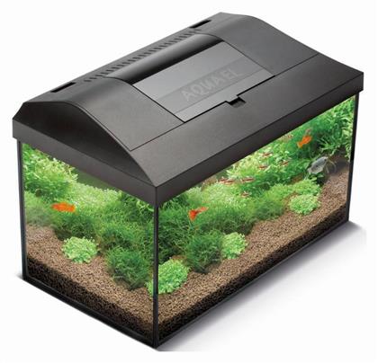 Leddy Plus Day&Night 40 Ενυδρείο Ψαριών Χωρητικότητας 25lt με Φωτισμό, Θερμαντήρα και Φίλτρο 41x25x25εκ. Μαύρο Aquael