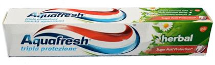 Aquafresh All in One Protection Οδοντόκρεμα για Πλάκα & Τερηδόνα Herbal 75ml Κωδικός: 9472336 από το ΑΒ Βασιλόπουλος