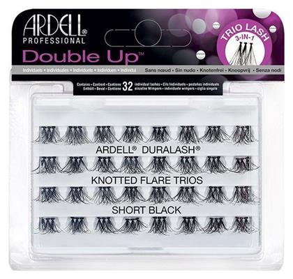 Double Up Knotted Flare Trios Short Black Ardell