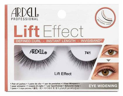 Lift Effect Ψεύτικες Βλεφαρίδες 741 σε Μαύρο χρώμα Ardell