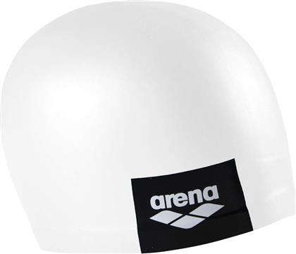 Arena Logo Moulded 001912-200 Σκουφάκι Κολύμβησης Ενηλίκων από Σιλικόνη Λευκό