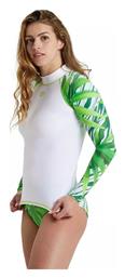 Rash Vest Allover Αντηλιακή Μπλούζα Λευκή Arena